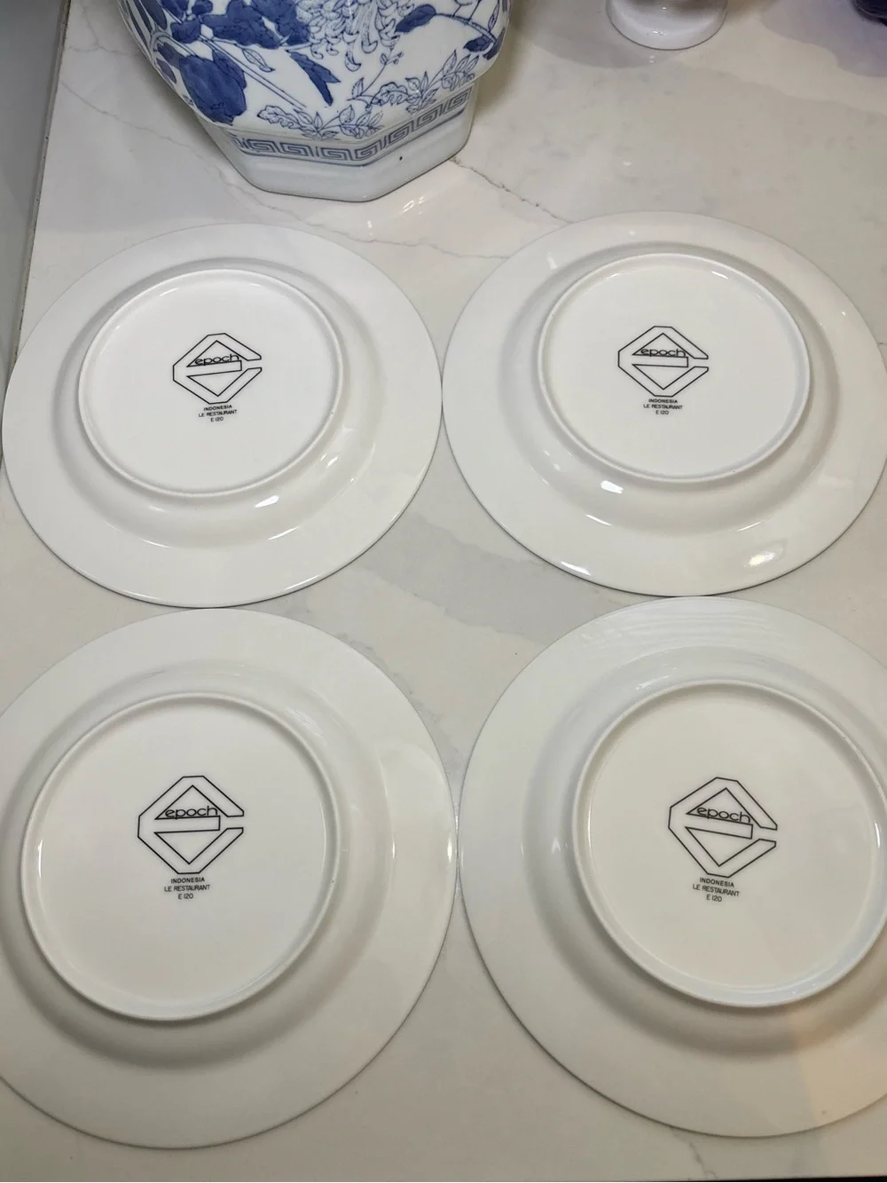 Set of 4 Noritake Epoch Le Restaurant X-MAS 8